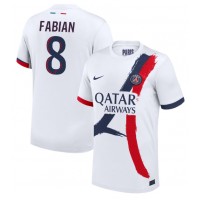 Camiseta Paris Saint-Germain Fabian Ruiz #8 Segunda Equipación Replica 2024-25 mangas cortas